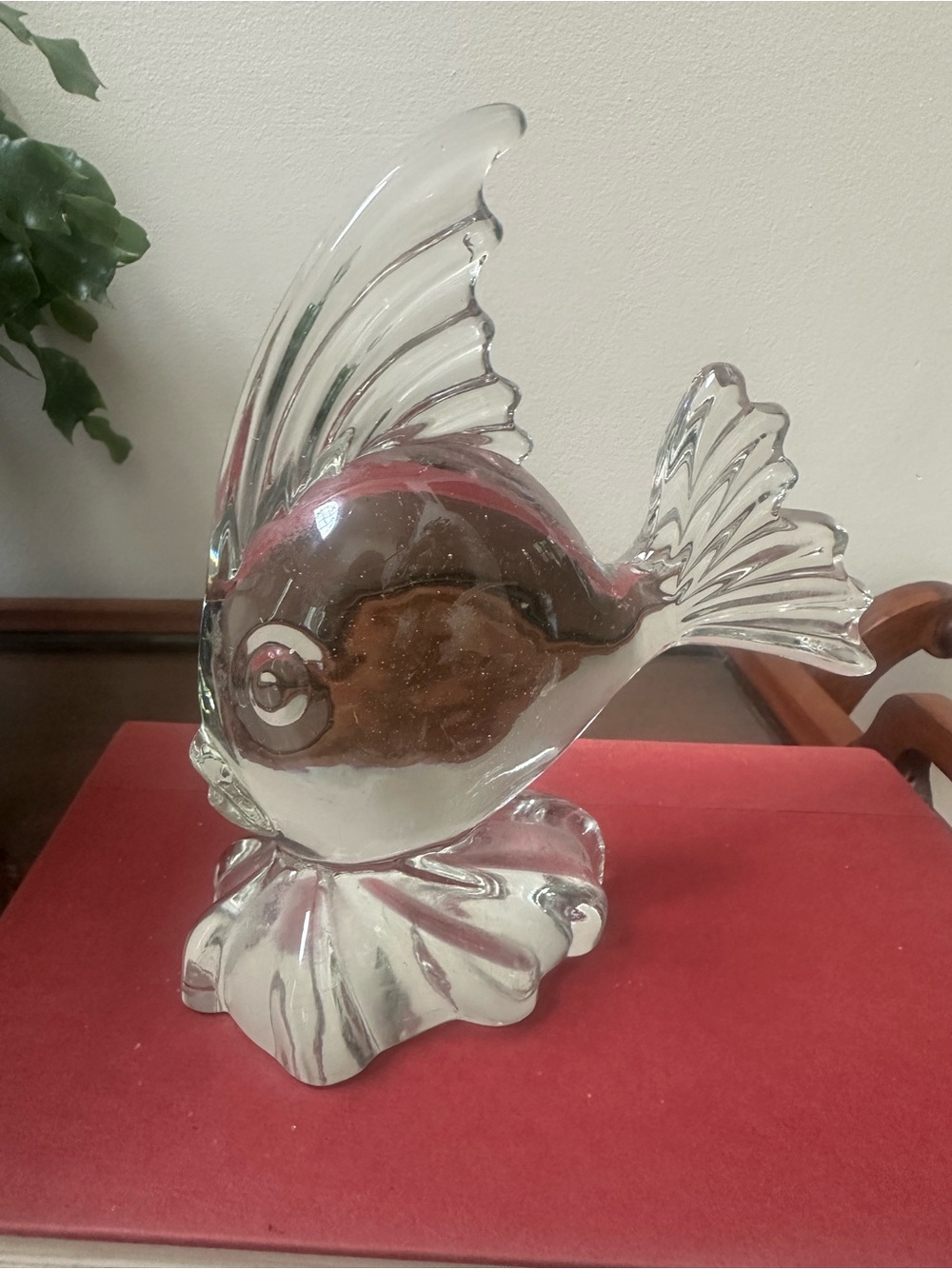 Vintage MCM Viking Glass ANGEL FISH